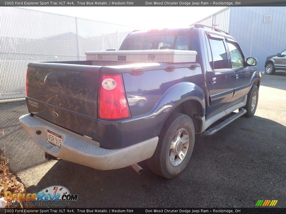 2003 Ford Explorer Sport Trac XLT 4x4 True Blue Metallic / Medium Flint Photo #12