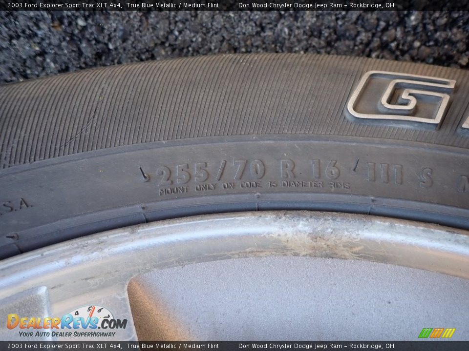 2003 Ford Explorer Sport Trac XLT 4x4 True Blue Metallic / Medium Flint Photo #14