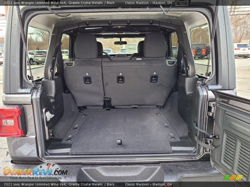 2021 Jeep Wrangler Unlimited Willys 4x4 Granite Crystal Metallic / Black Photo #11