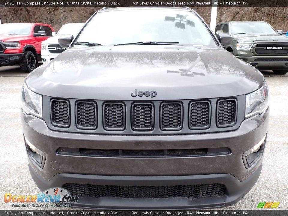 2021 Jeep Compass Latitude 4x4 Granite Crystal Metallic / Black Photo #9