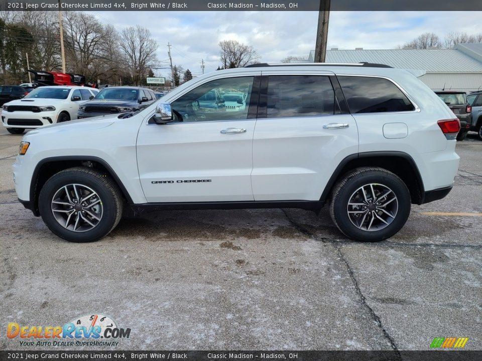 2021 Jeep Grand Cherokee Limited 4x4 Bright White / Black Photo #8