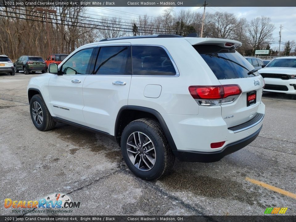 2021 Jeep Grand Cherokee Limited 4x4 Bright White / Black Photo #9