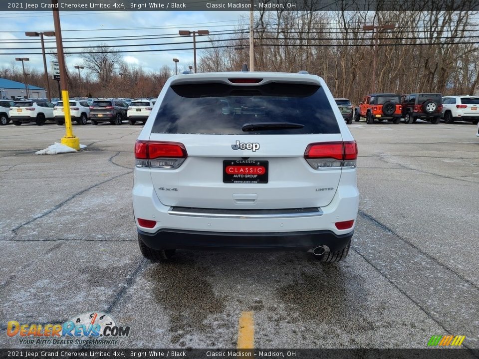 2021 Jeep Grand Cherokee Limited 4x4 Bright White / Black Photo #10