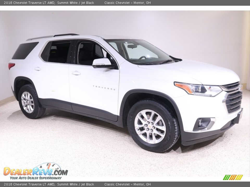 2018 Chevrolet Traverse LT AWD Summit White / Jet Black Photo #1