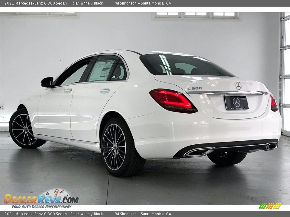 2021 Mercedes-Benz C 300 Sedan Polar White / Black Photo #2