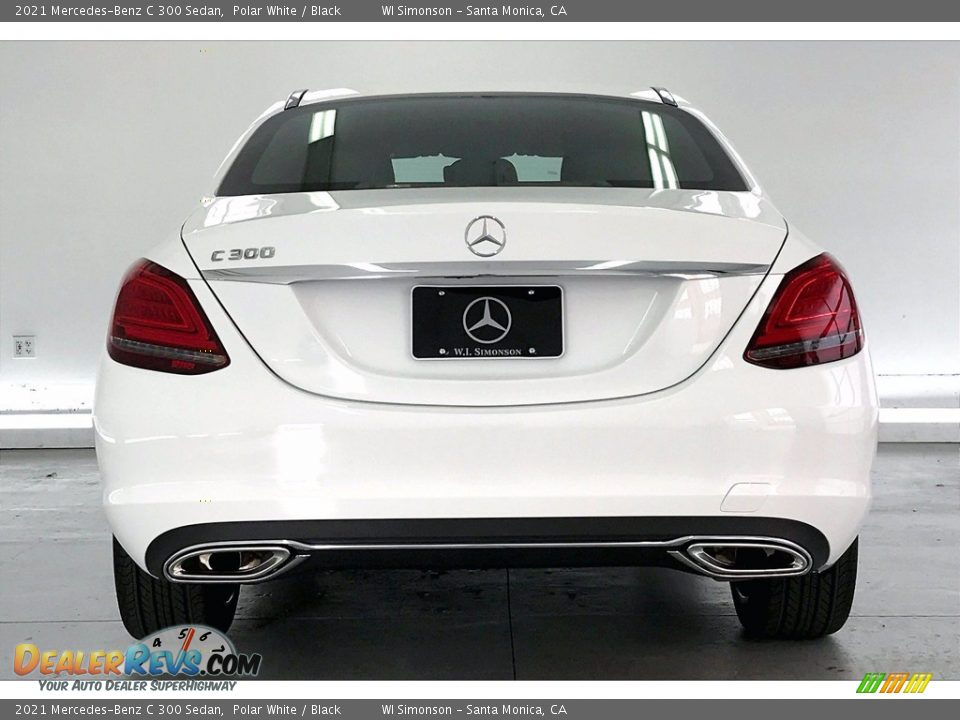 2021 Mercedes-Benz C 300 Sedan Polar White / Black Photo #3