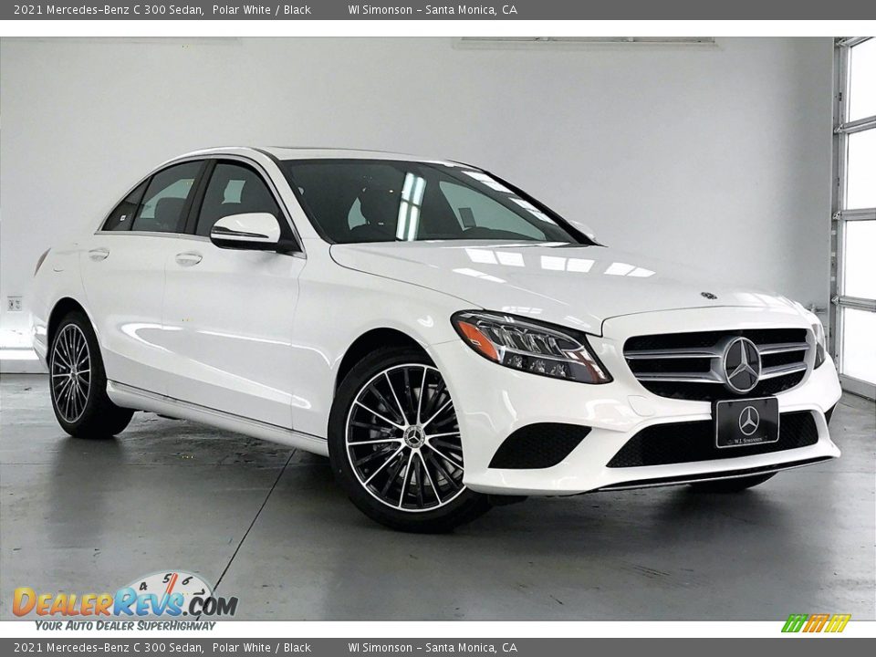 2021 Mercedes-Benz C 300 Sedan Polar White / Black Photo #12