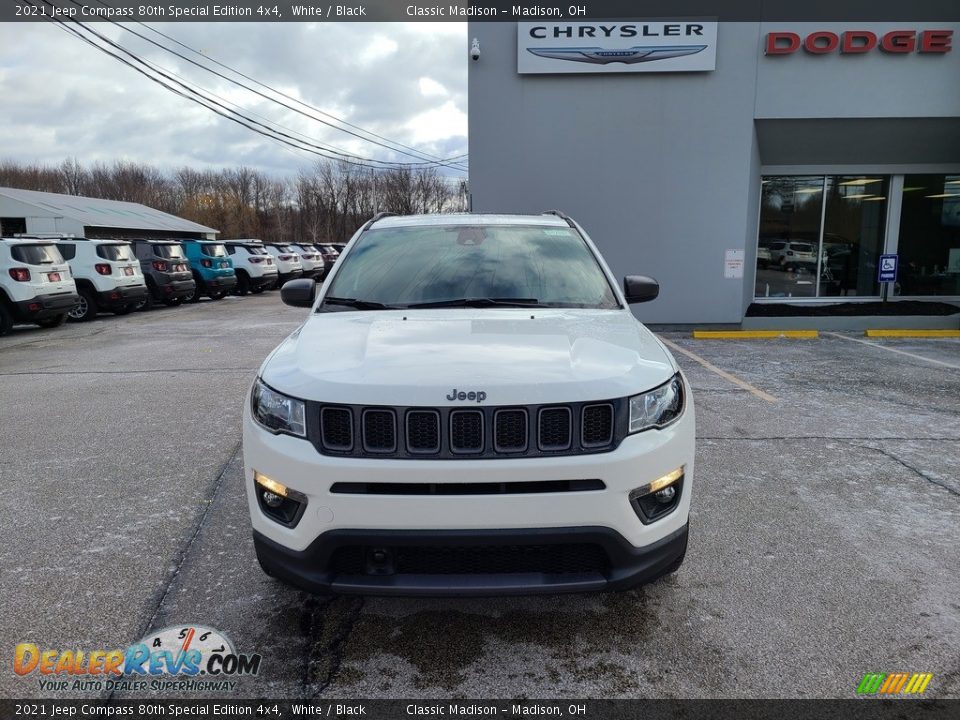 2021 Jeep Compass 80th Special Edition 4x4 White / Black Photo #7