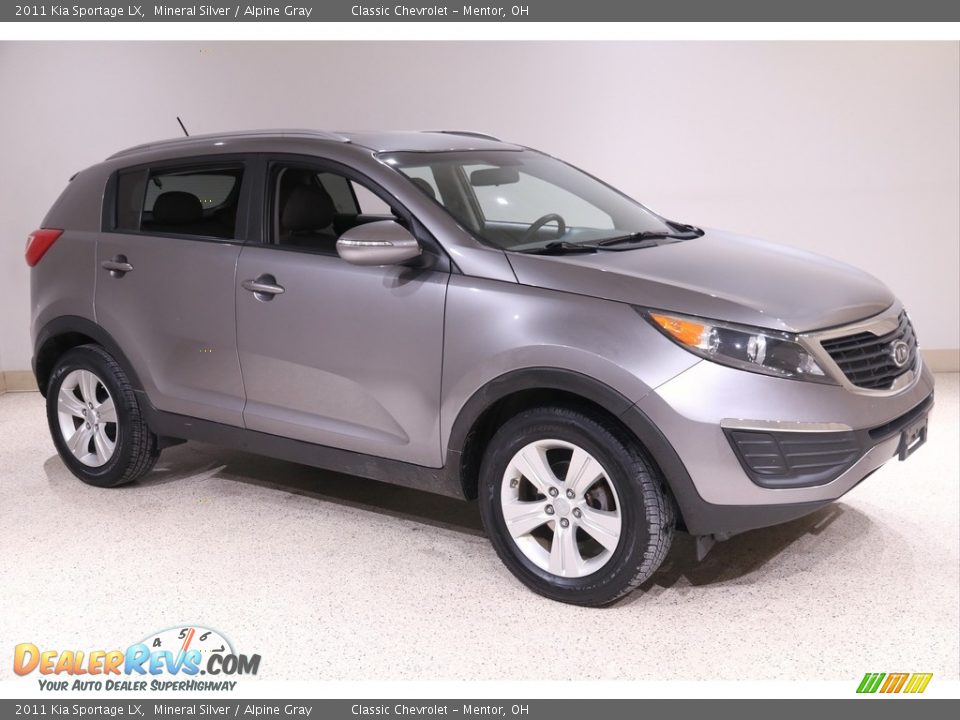 2011 Kia Sportage LX Mineral Silver / Alpine Gray Photo #1