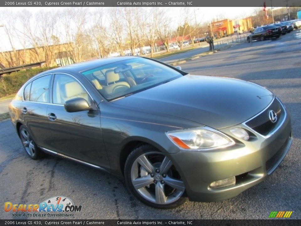 2006 Lexus GS 430 Cypress Green Pearl / Cashmere Photo #3