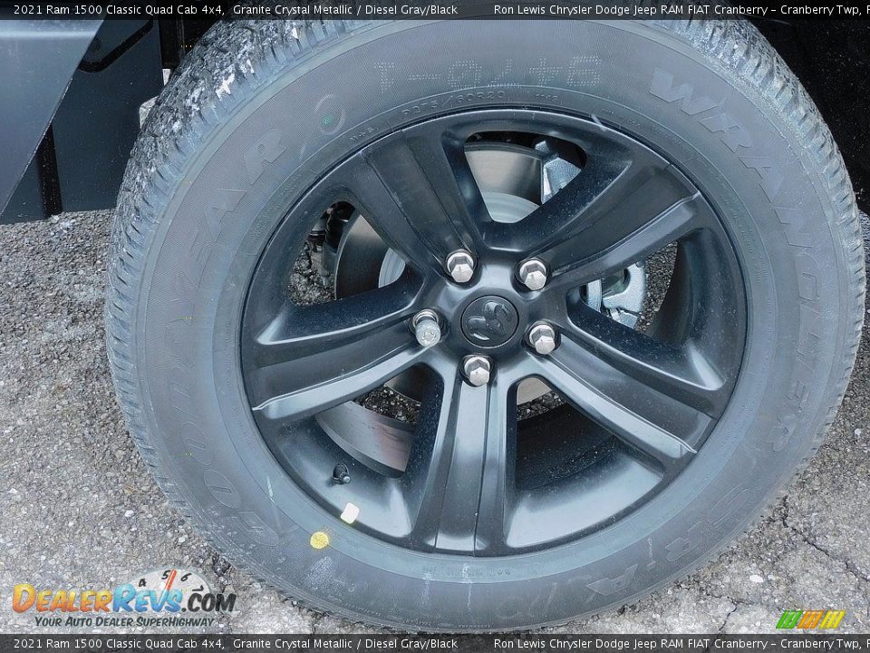 2021 Ram 1500 Classic Quad Cab 4x4 Granite Crystal Metallic / Diesel Gray/Black Photo #10