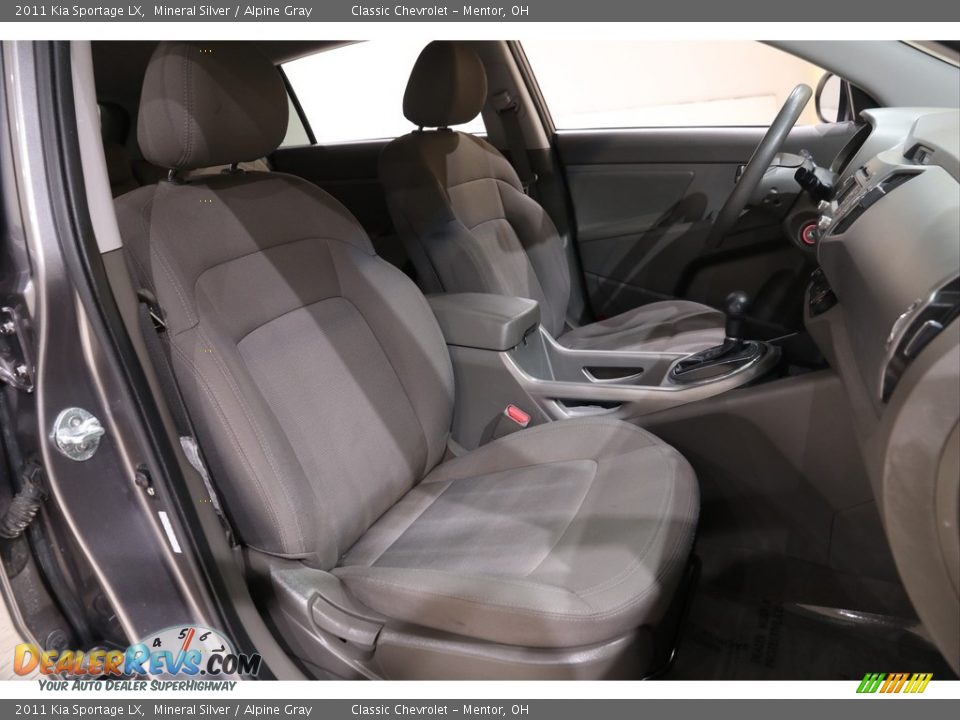 2011 Kia Sportage LX Mineral Silver / Alpine Gray Photo #13