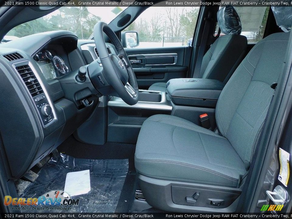 2021 Ram 1500 Classic Quad Cab 4x4 Granite Crystal Metallic / Diesel Gray/Black Photo #11