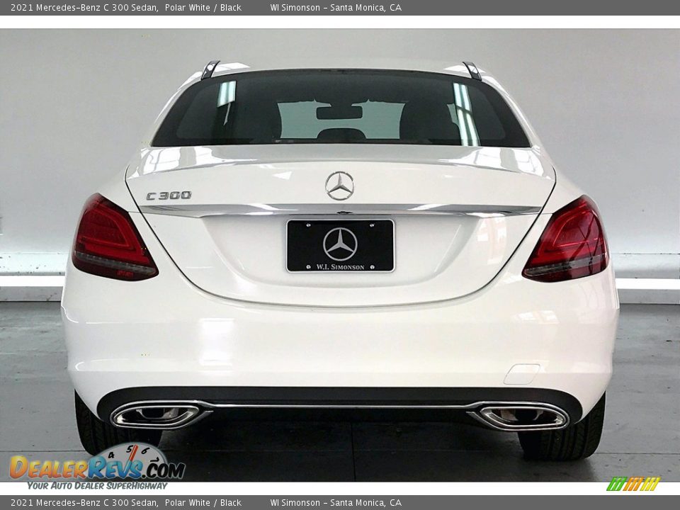 2021 Mercedes-Benz C 300 Sedan Polar White / Black Photo #3