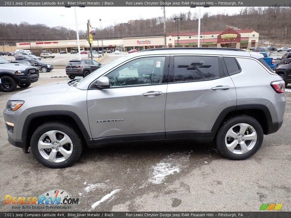 2021 Jeep Compass Latitude 4x4 Billet Silver Metallic / Black Photo #2
