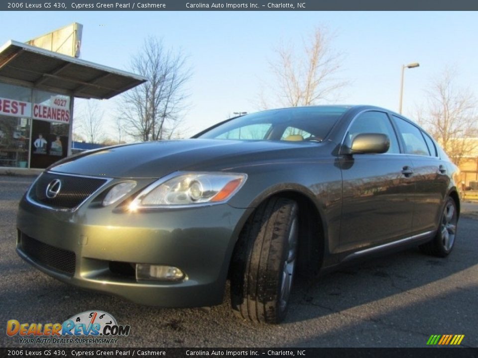 2006 Lexus GS 430 Cypress Green Pearl / Cashmere Photo #6