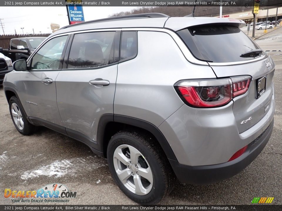 2021 Jeep Compass Latitude 4x4 Billet Silver Metallic / Black Photo #3