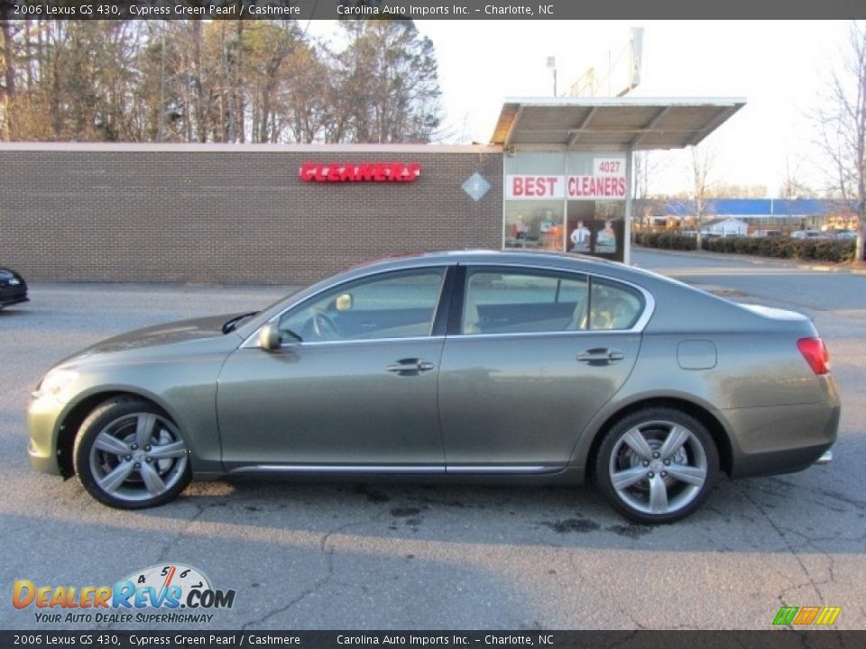 2006 Lexus GS 430 Cypress Green Pearl / Cashmere Photo #7