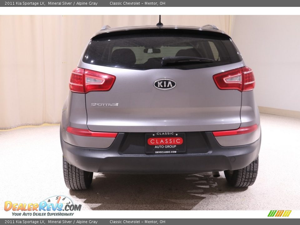 2011 Kia Sportage LX Mineral Silver / Alpine Gray Photo #16