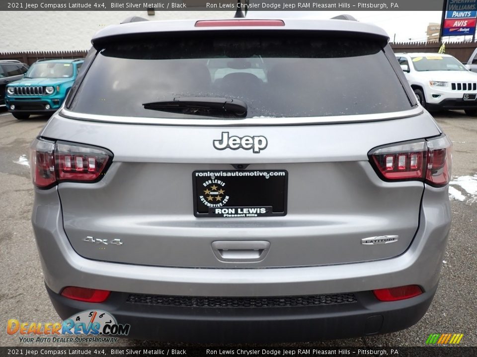 2021 Jeep Compass Latitude 4x4 Billet Silver Metallic / Black Photo #4