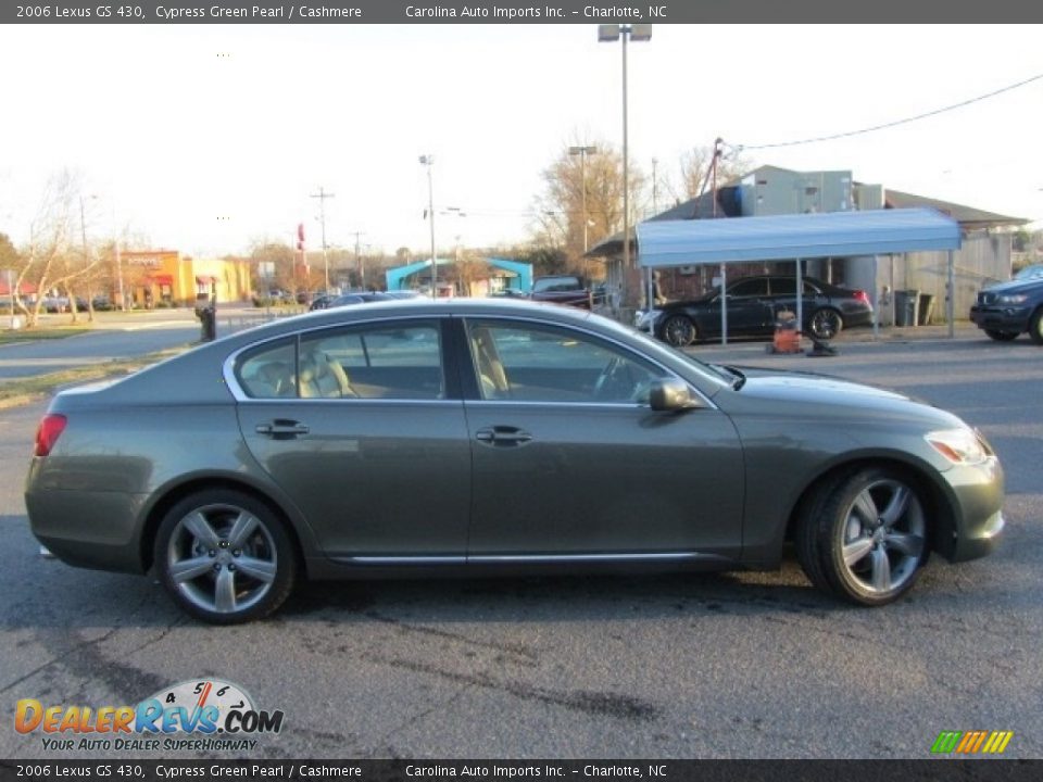 2006 Lexus GS 430 Cypress Green Pearl / Cashmere Photo #11