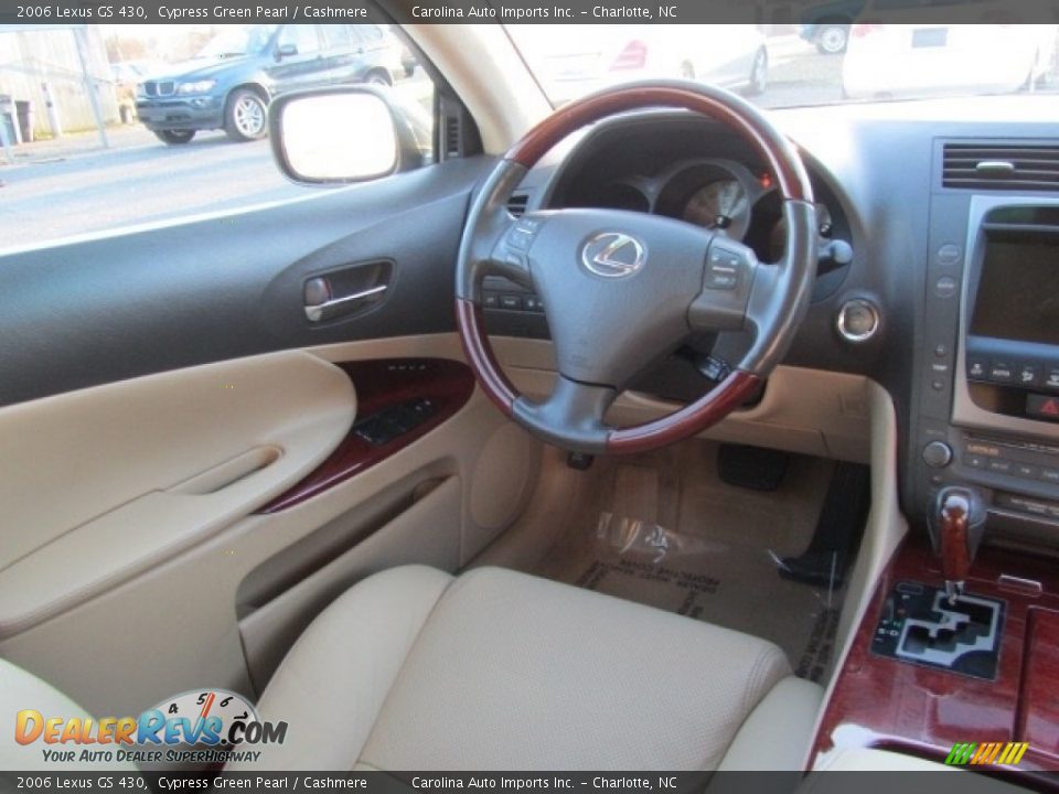 2006 Lexus GS 430 Cypress Green Pearl / Cashmere Photo #12