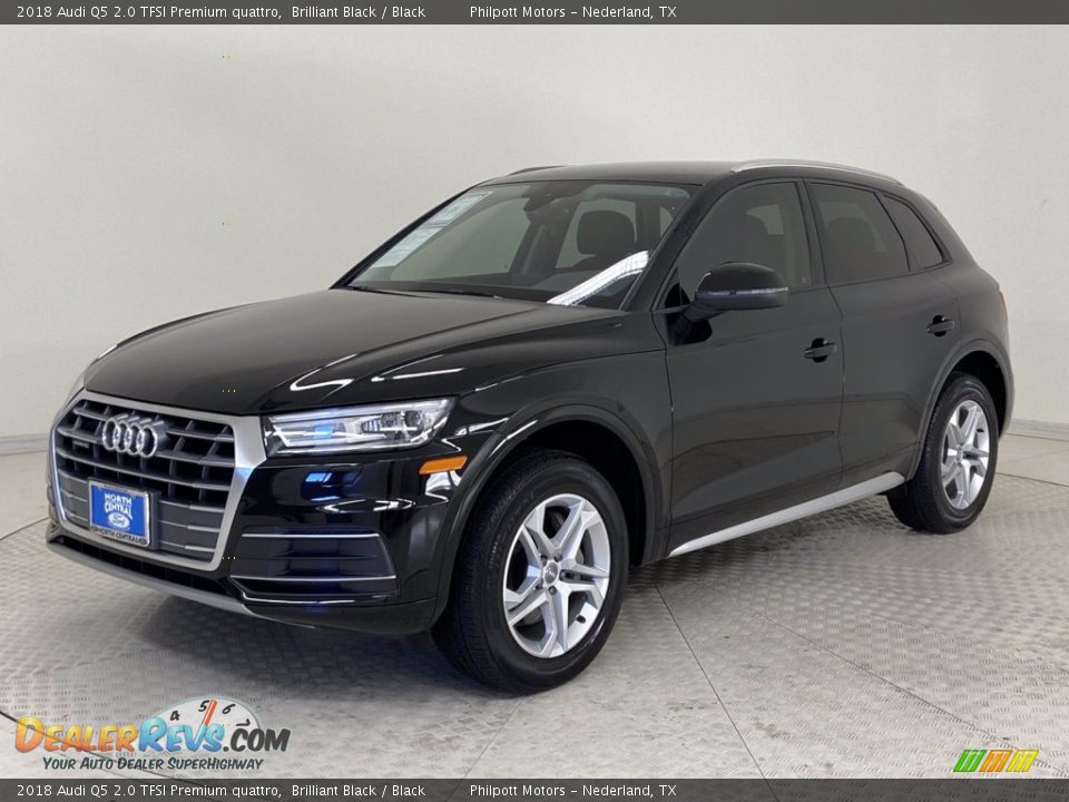 2018 Audi Q5 2.0 TFSI Premium quattro Brilliant Black / Black Photo #3