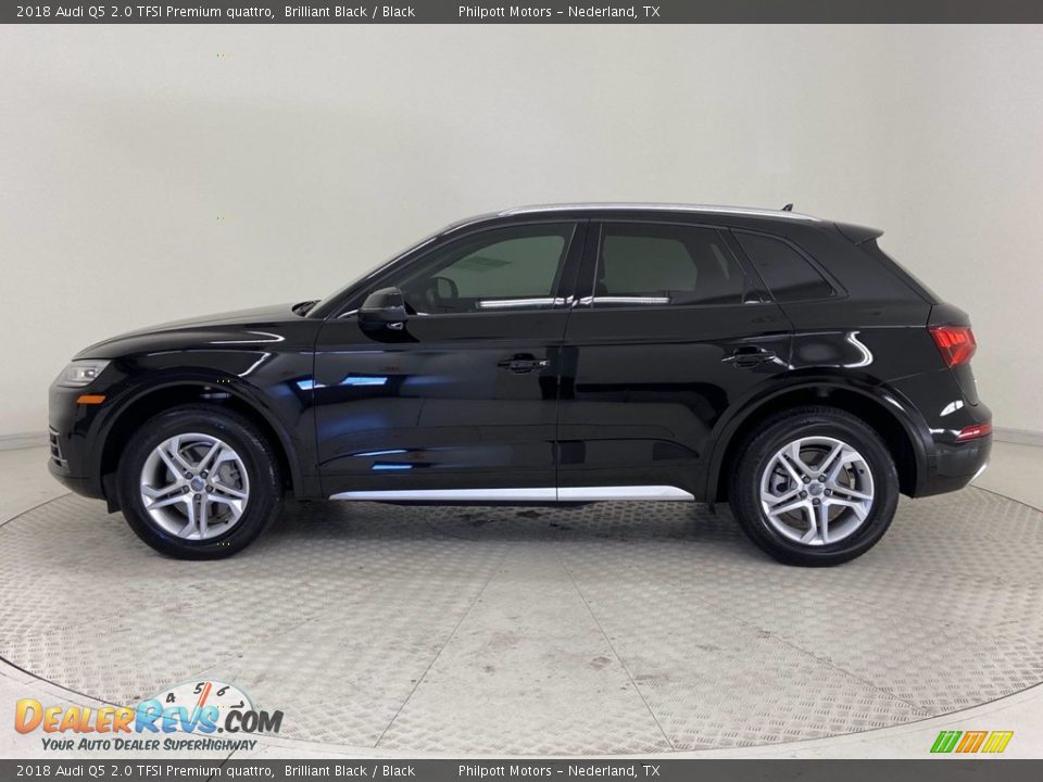 2018 Audi Q5 2.0 TFSI Premium quattro Brilliant Black / Black Photo #4