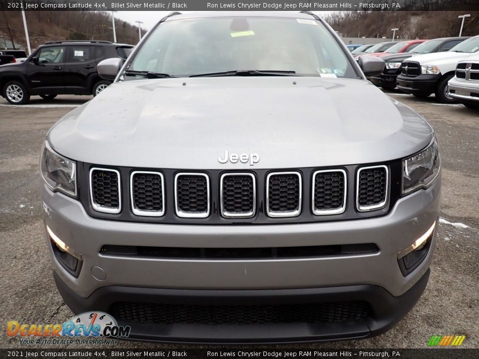 2021 Jeep Compass Latitude 4x4 Billet Silver Metallic / Black Photo #9
