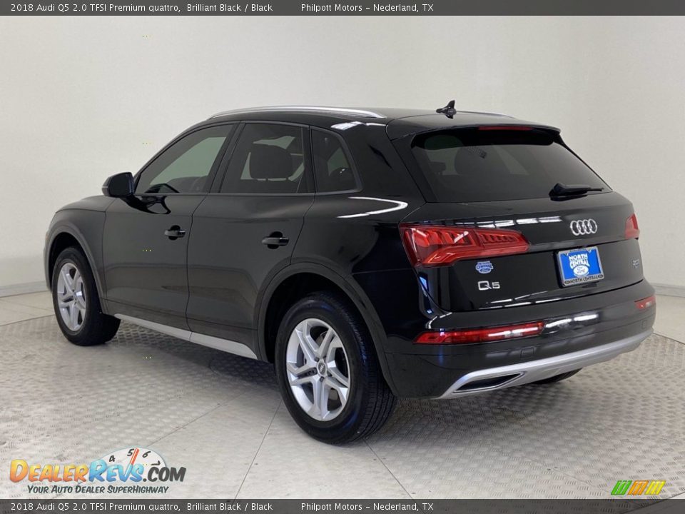 2018 Audi Q5 2.0 TFSI Premium quattro Brilliant Black / Black Photo #5