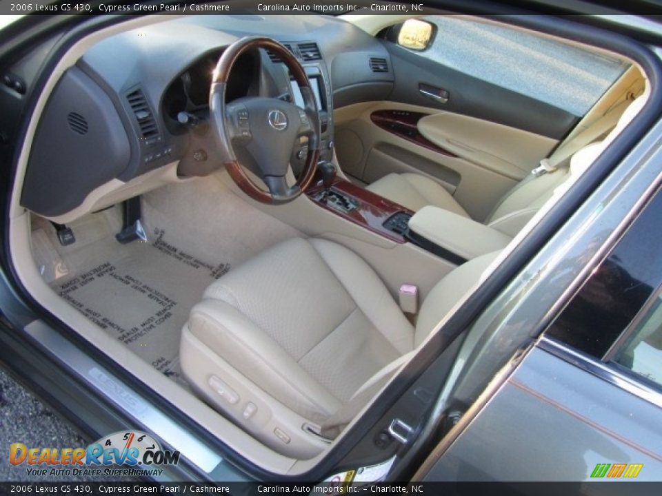 2006 Lexus GS 430 Cypress Green Pearl / Cashmere Photo #16