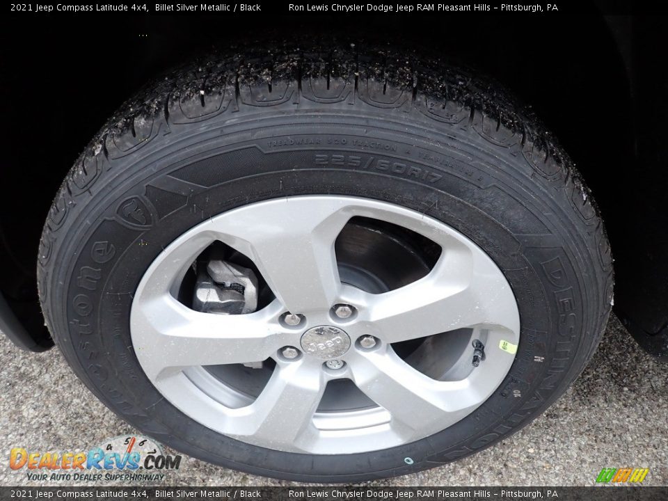 2021 Jeep Compass Latitude 4x4 Billet Silver Metallic / Black Photo #10