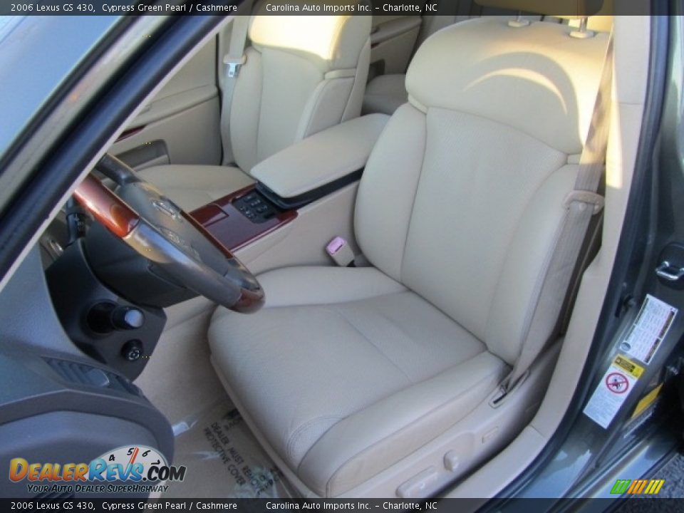 2006 Lexus GS 430 Cypress Green Pearl / Cashmere Photo #18