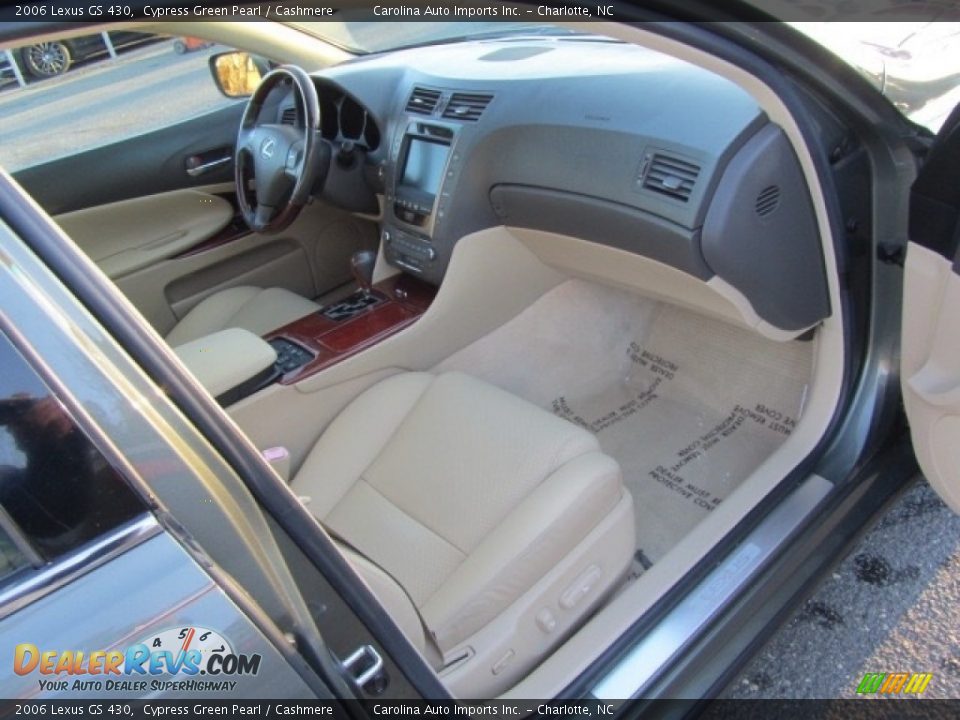 2006 Lexus GS 430 Cypress Green Pearl / Cashmere Photo #21