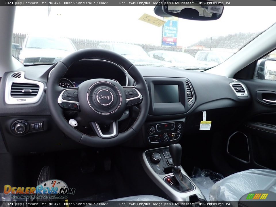 2021 Jeep Compass Latitude 4x4 Billet Silver Metallic / Black Photo #13
