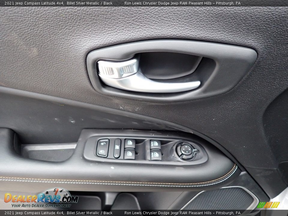 2021 Jeep Compass Latitude 4x4 Billet Silver Metallic / Black Photo #14