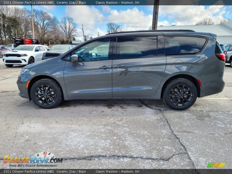 2021 Chrysler Pacifica Limited AWD Ceramic Gray / Black Photo #10