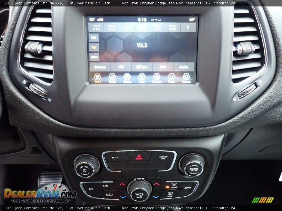 2021 Jeep Compass Latitude 4x4 Billet Silver Metallic / Black Photo #20