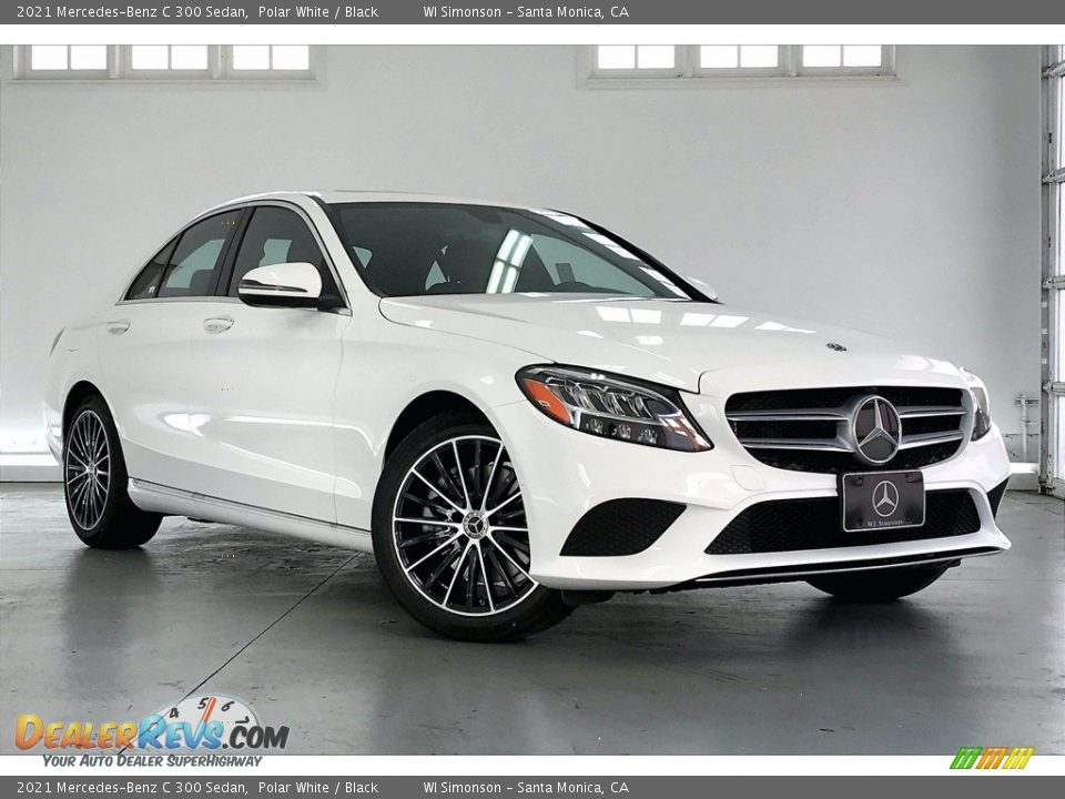 2021 Mercedes-Benz C 300 Sedan Polar White / Black Photo #12