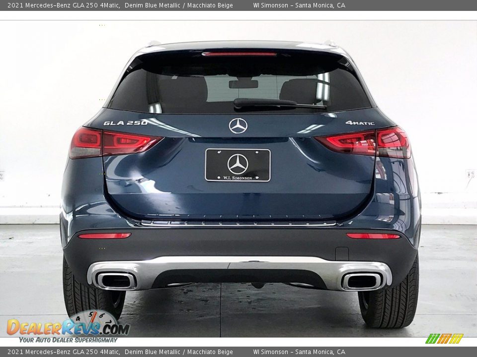 2021 Mercedes-Benz GLA 250 4Matic Denim Blue Metallic / Macchiato Beige Photo #3