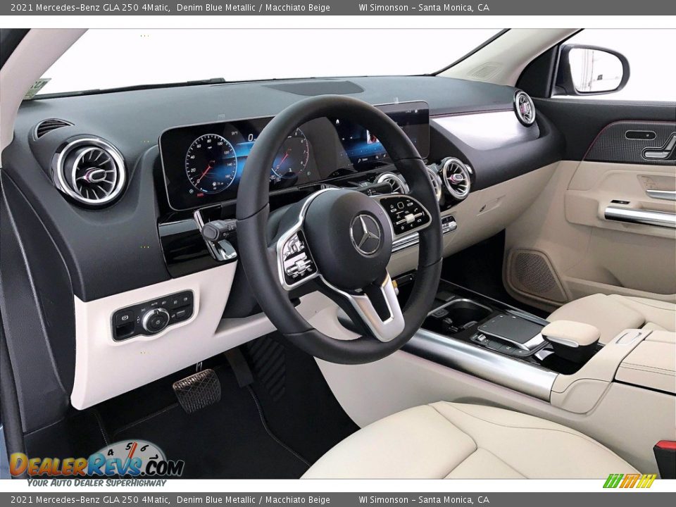 2021 Mercedes-Benz GLA 250 4Matic Denim Blue Metallic / Macchiato Beige Photo #4