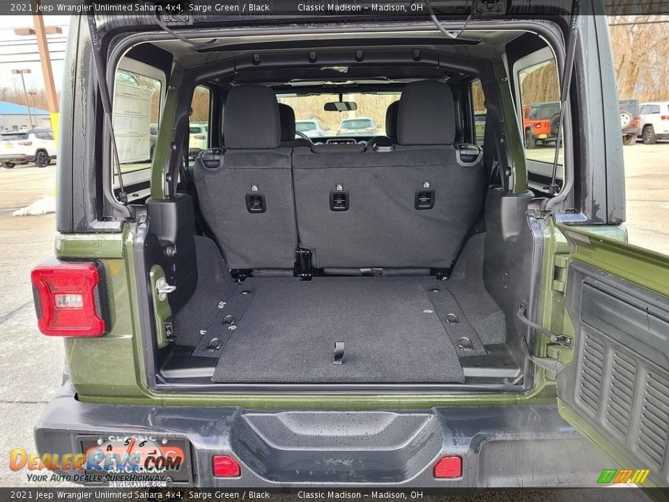 2021 Jeep Wrangler Unlimited Sahara 4x4 Sarge Green / Black Photo #11