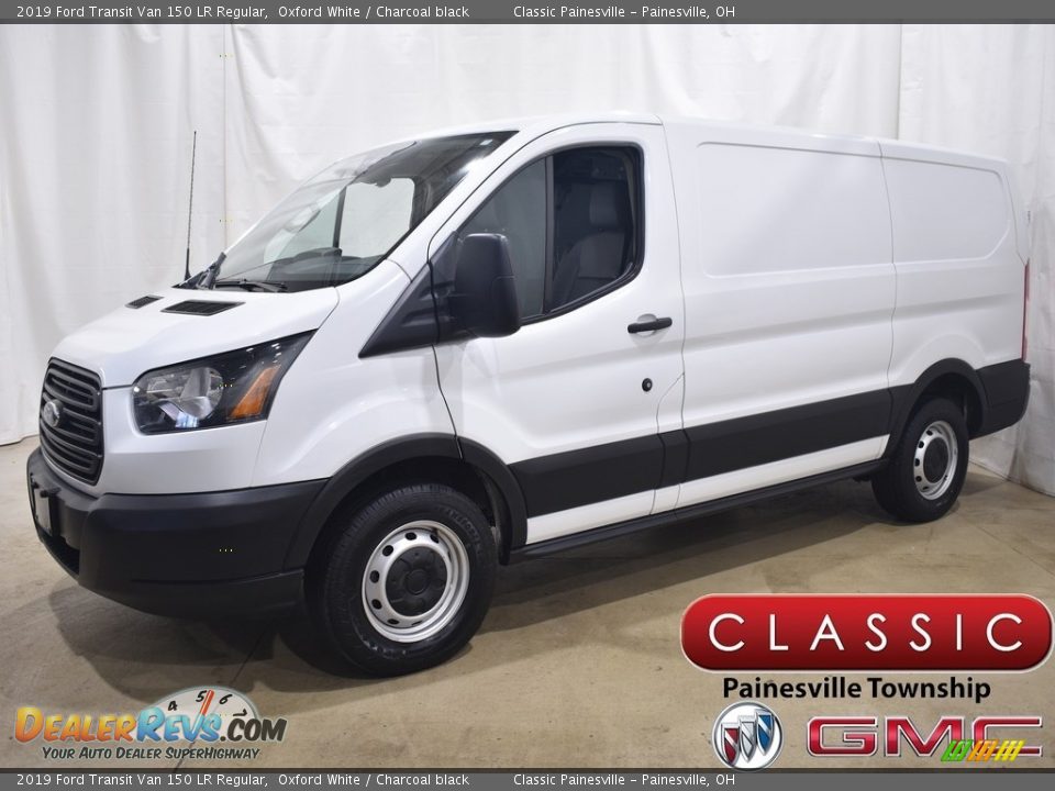 2019 Ford Transit Van 150 LR Regular Oxford White / Charcoal black Photo #1