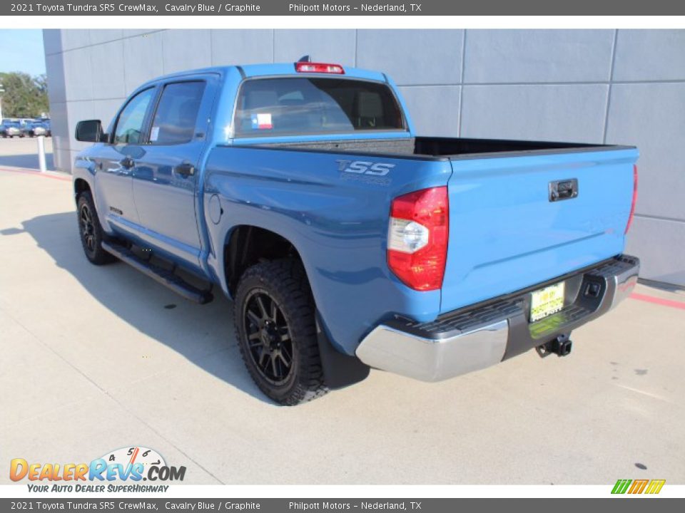 2021 Toyota Tundra SR5 CrewMax Cavalry Blue / Graphite Photo #6