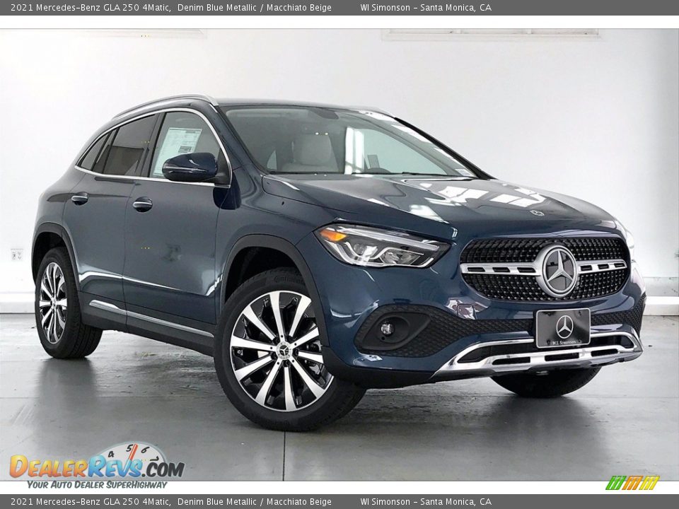 2021 Mercedes-Benz GLA 250 4Matic Denim Blue Metallic / Macchiato Beige Photo #12