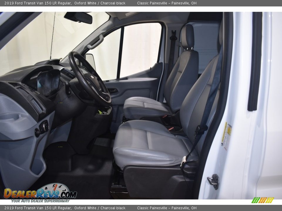 2019 Ford Transit Van 150 LR Regular Oxford White / Charcoal black Photo #6