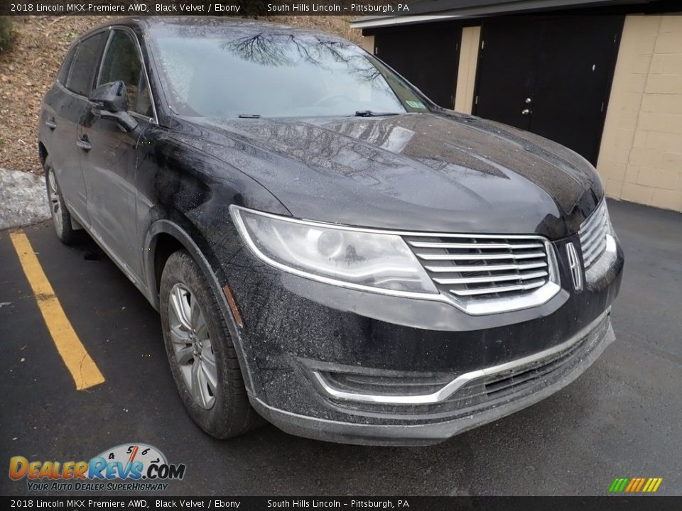 2018 Lincoln MKX Premiere AWD Black Velvet / Ebony Photo #4