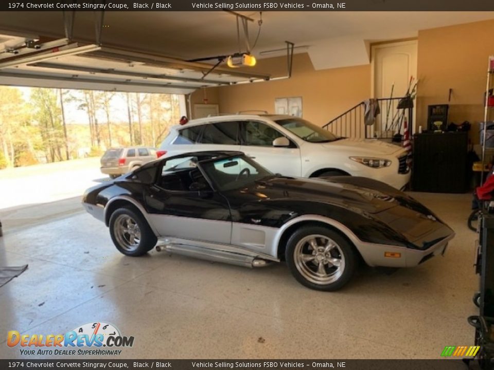 1974 Chevrolet Corvette Stingray Coupe Black / Black Photo #1