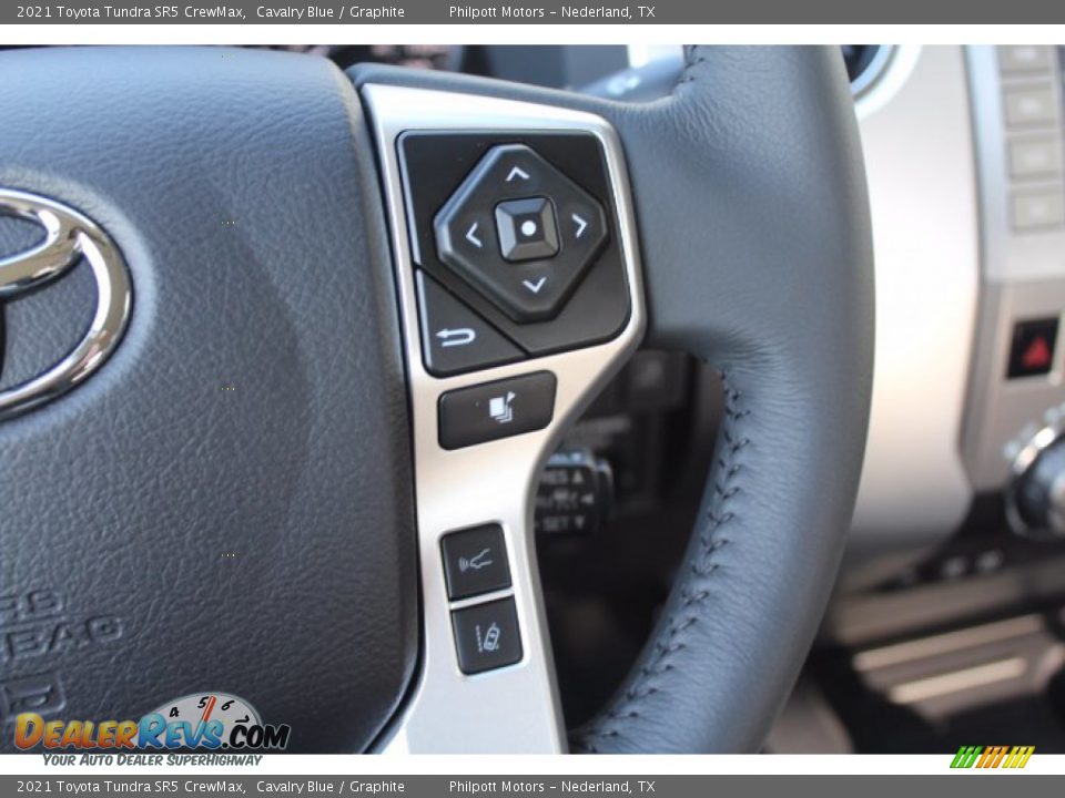 2021 Toyota Tundra SR5 CrewMax Cavalry Blue / Graphite Photo #12