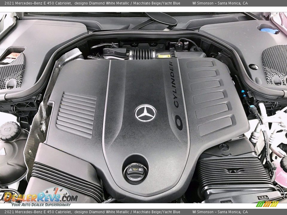 2021 Mercedes-Benz E 450 Cabriolet 3.0 Liter Turbocharged DOHC 24-Valve VVT Inline 6 Cylinder w/EQ Boost Engine Photo #8